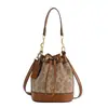 Nova bolsa de balde vintage premium Koujia para mulheres 2026, nova bolsa transversal retrô, bolsa de mão com cordão elegante e versátil