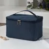 Bolsa de Almacenamiento Portátil para Viajes de Gran Capacidad de Tela Oxford Impermeable Bolso para Artículos de Tocador Bolso Cosmético Simple Moderno