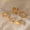 Anillos Jieding Europeos y Americanos de Zirconia para Mujer, Joyería de Acero de Titanio que no se decolora, Sensación de Lujo Ligero de Alta Gama, Accesorios Transfronterizos de Acero Inoxidable