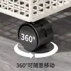 Estante lateral de almacenamiento multifuncional para lavadora, estante de balcón de varias capas de pie, cesta de almacenamiento para espacios estrechos, organizador de huecos, carrito pequeño