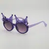 Gafas de Sol Infantiles Color Gel Moda Brillo Lindo Lazo Lindo Kuromi Crema Estilo Dulce Infantil Protección Solar