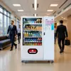 Gabinete de Máquina Expendedora Inteligente sin Personal de Refrigeración de Bebidas Qili Pantalla Táctil LCD Fábrica de Máquinas Expendedoras