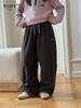 Pantalones de Forro Polar para Niñas Yojia Invierno 2025 Nuevos Elegantes de Moda para Niños Grandes Pantalones Casuales Pantalones Largos Gruesos para Niños