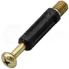 Conector três em um, fixador de parafuso para painel de madeira de gaveta de guarda-roupa, acessório de montagem para painel de mesa e cama, porca de roda excêntrica