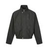 Chaqueta Bomber Retro Americana de Cuello Alto Corta para Hombre y Mujer para Primavera y Otoño Holgada Estilo Granero Chaqueta de Trabajo para Hombre y Mujer Trendy