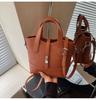 Bolsos Pequeños de Moda para Mujer de Este Año, Versátiles 2026 Nueva Moda Simples de Nicho Bolsos Cruzados, Bolsos Cubo para Viajar