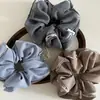 Scrunchie Grande de Tela Nueva Coreana con Empalme Hueco de Gama Alta, Diadema para el Cabello para Mujeres con un Toque de Lujo, Accesorio para Cola de Caballo