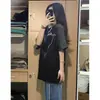 Camiseta Retrô Estilo Americano Amor Manga Curta Feminina Verão Solta Moda Ins Marca Design Sense Nicho Oversize Meia Manga Top