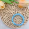 Anel de intestino pequeno pequeno de alta elasticidade na cor creme pode ser acessórios pegajosos DIY faixa de cabelo faixa de cabelo corda de cabelo versátil acessórios de cabelo