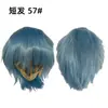 Personaje de Anime Juego Periférico Rendimiento Vestido Peluca Corta Cabello Lacio Al por Mayor