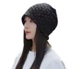 Bufanda cálida a prueba de frío, cubierta intercambiable para protección del cuello, sombrero de punto a prueba de viento, máscara de punto para mujer de talla grande, otoño e invierno, multifuncional