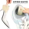 Almohadillas para Talón de Tenis, Almohadillas Adhesivas Antideslizantes para Zapatos de Tacón Alto, Agarraderas para Talón Anticaídas, Plantillas de Medio Tamaño Engrosadas y Anti-Desgaste