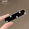 Pinza BB de estilo coreano con pedrería de margarita suave para mujer 2026, pinza floral de alta gama para flequillo lateral, pinza para el cabello sofisticada