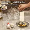 Plato para Escupir Huesos Onda de Agua Camino Hogareño Lujo Ligero Plato Pequeño Transparente Grado Alimenticio Mesa de Comedor Plato para Frutas y Snacks Plato para Escupir Huesos