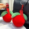 Colgante Labubu Muñeca Linda Regalo Pequeño Cadena Colgante Llavero Creativo de Dibujos Animados Juguete de Peluche Colgante para Mochila