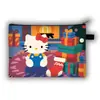 Nuevo Monedero Grande de Navidad de Hello Kitty para Niños, Bolso de Mano con Asa Larga de Gran Capacidad para Cosméticos, Lindo Bolso Cruzado
