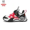 Zapatillas deportivas Babu Dou para niño en gris carbón negro, modelo nuevo para niños mayores, zapatillas de running de malla transpirables y ligeras para niños pequeños