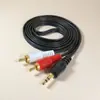Cable de Altavoz para Computadora de 1 a 2 3.5 mm a Doble RCA 3.5 mm Cable de Audio de 1 a 2 Cable de Altavoz 1.5 - 20 m
