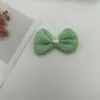 Doce Presilha de Cabelo com Laço de Tecido Feito à Mão DIY Joias Laço Acessório de Cabelo Decoração Corda de Cabelo Infantil Acessórios de Vestuário