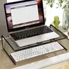 Soporte de Mesa Elevador para Computadora de Escritorio Estante Multifuncional para Teclado Base para Laptop de Gaming Soporte Colgante