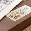 Novo Anel de Abertura Esmaltado com Gotejamento de Óleo e Zircônia Estilo Chinês Antigo Médio Personalidade Retrô Nicho Luxo Leve Alto Padrão para Mulheres