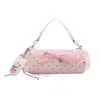Nuevo Bolso de Hombro de Lunares con Lazo Estilo Coreano Moderno Sencillo Versátil Bolso de Mano Bolso para Padres e Hijos Diseño de Nicho Bolso Cruzado