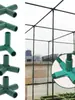 Conectores para Invernadero, Soportes para Cuartos de Flores, Tubos de Acero Recubiertos de Plástico, Accesorios de Plástico, Abrazaderas para Película, Kit para Bricolaje