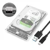 Caja Transparente para Disco Duro Móvil de 2.5 Pulgadas 3.0USB a SATA Alta Velocidad Push-Pull Ventas Directas de Fábrica Almacenamiento