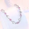 Pulseira Coração do Oceano, Design de Nicho, Fashion e Elegante, Pulseira Oca em Formato de Coração, Disponível em Várias Cores, Joia de Mão Feminina
