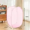Cesto de Roupa Suja, Cesto de Roupa de Malha Dobrável de Grande Capacidade, Cesto de Armazenamento para Banheiro, Item Quente de Venda Transfronteiriça