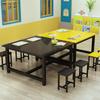 Pintura Aulas de Mesa Alunos do Ensino Fundamental Caligrafia Crianças Aulas de Arte Jardim de Infância Estúdio Curso de Treinamento de Mesa Mesa e Cadeira