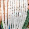 Nuevas cuentas de barril pequeñas de piedra natural, cuentas sueltas hechas a mano, pulsera, collar, pendientes, suéter, cadena, accesorios de joyería al por mayor