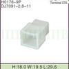 6030-9991 Doméstico Dj7091A-2.8-11 Bateria Motocicleta Conector Plugue Soquete 9P