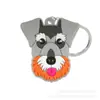 Animal Perro Gato Llavero de PVC Anillo de Llavero Cadena de Llaves Colgante Anillo de Llavero Llave de Coche