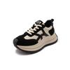 Novos sapatos brancos da primavera de 2025 para estudantes do sexo feminino tênis online populares sapatos casuais femininos versáteis sola grossa couro sapatos de treino alemães para mulheres