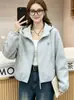 Ropa exterior corta para mujer, elegante, popular, casual, ligera, con capucha, nueva para primavera y otoño 2026