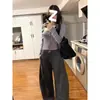 Chaqueta Cardigan Corta de Punto Ajustada Negra de Otoño para Mujer, Nuevo Estilo de Otoño Súper Bonito Top de Manga Larga para Chica Popular