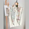 Suministro Transfronterizo de Bufandas de Seda de Sarga de Alta Gama, Bufandas Chal con Estampado de Diamantes de Hangzhou, Los Más Populares de Amazon para Otoño Versátil