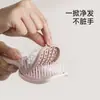 Peine de Costilla Plegable Autolimpiante Peine Masajeador de Cráneo Alto Esponjoso Peine de Peluquería Portátil para el Hogar con un Levantamiento para Quitar el Cabello