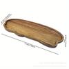 Bandeja de madera de acacia japonesa, plato rectangular para cena, plato de frutas, plato para refrigerios, plato ovalado para pan, plato para taza de té, fabricantes