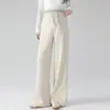 Pantalones de Maternidad Otoño Nuevo Estilo Ropa Exterior Arroz Pegajoso Pantalones de Pierna Ancha Embarazo Sin Apretar el Vientre Pierna Recta Pantalones Largos Pantalones de Maternidad