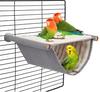 Nido para hámster y loro, hamaca cálida, extraíble y lavable, alféizar de ventana, cuna colgante multicolor para gatos