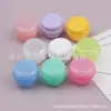 Frasco de cera colorida para cabelo 30g, frasco de batom, frasco de creme para as mãos, frasco refil de máscara facial 30ml, caixa de pó