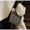 Bestseller transfronterizo: bolsa de compras reutilizable de moda con estampado de frase de letras, bolso de tela tipo tote para mujer, bolsa negra