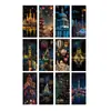 Marcadores Papel Rascable de Colores 8K A4 Arte Graffiti Papel Rascable para Niños Papel de Arte Rascable Luminoso Descompresión