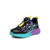 Comercio Exterior Transfronterizo Zapatos para Niños Hebilla Giratoria Zapatos Deportivos para Niños Malla Transpirable Antideslizantes Resistentes al Desgaste Zapatos
