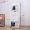 Yinghao Arte em Ferro Porta-Revistas Porta-Jornais Porta-Documentos Prateleira de Exposição para Armazenamento Porta-Folhetos Livros Suporte Simples de Chão para Página Única