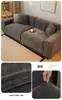 Capa de sofá de chenille, design elástico de cobertura total, à prova de gatos, adequada para todas as estações, capa de sofá novo estilo