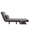 Sofá cama plegable, una pieza versátil para la sala de estar, perfecta para siestas y relajarse, ahorra espacio, individual y un sofá cama de tela moderno