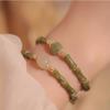 Pulseira de Bambu Guofeng Pulseira de Jade Hetian Pulseira para Meninas Novo Design de Nicho Chinês para Namoradas Presente de Pulseira